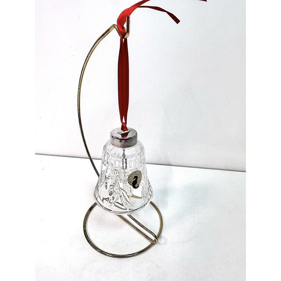 Waterford Crystal MILLENNIUM BELL ORNAMENT Made in Germany Hand Cut - Picture 1 of 14